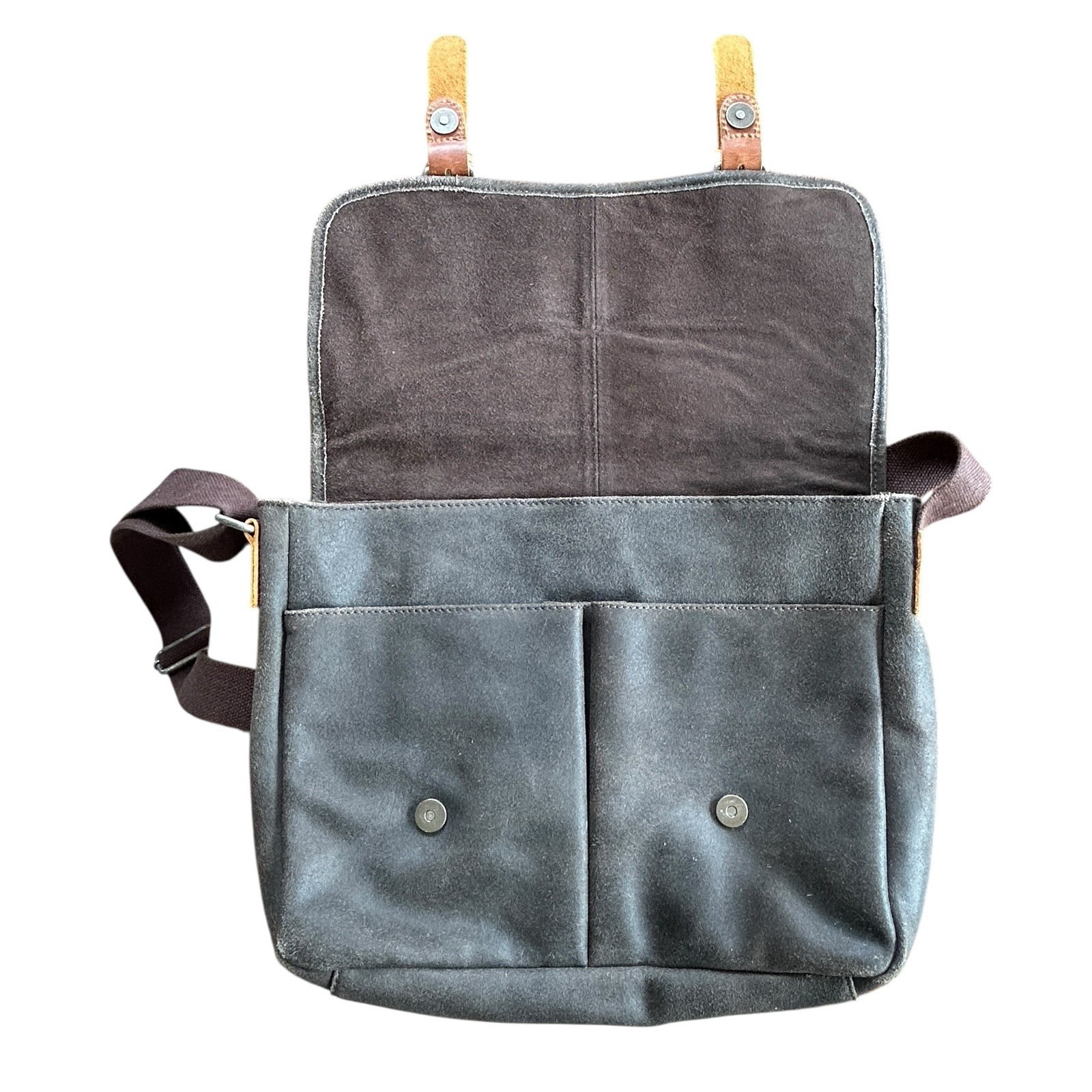 Jack Georges Voyager Dakota Messenger Bag Leather Office Commute Academia Nwt — image 6 of 8